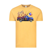 Vintage Mustard Western Truck Fourth Of July Vintage Tee - FaDigitalArtStudio