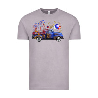 Vintage Zinc Western Truck Fourth Of July Vintage Tee - FaDigitalArtStudio