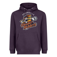 Plum greenville swamp rabbits Heavyweight Hoodie - linhVisuals