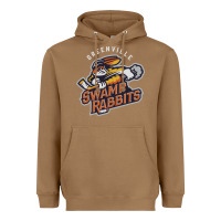 Toasted Coconut greenville swamp rabbits Heavyweight Hoodie - linhVisuals