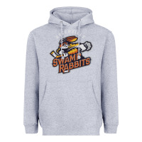 Heather Grey greenville swamp rabbits Heavyweight Hoodie - linhVisuals