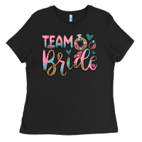 Black team bride Ladies Tee - OliviaCreatesArt