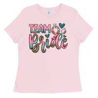 Bubblegum Pink team bride Ladies Tee - OliviaCreatesArt