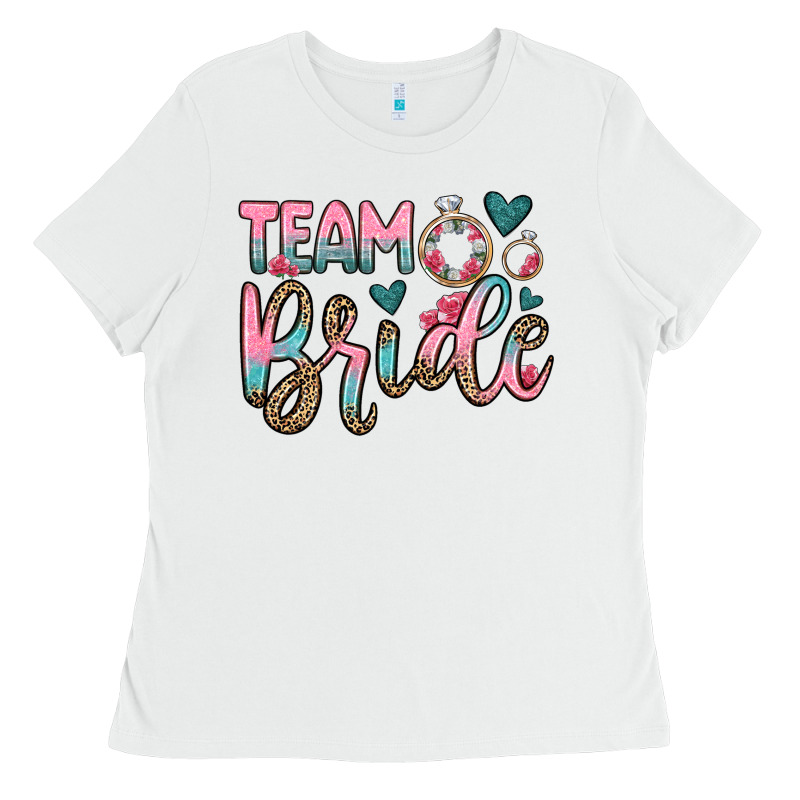 Team Bride Ladies Tee by OliviaCreatesArt | Teevron