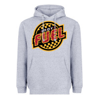Heather Grey indy fuel Heavyweight Hoodie - linhVisuals