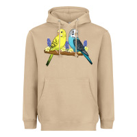 Mushroom cute budgies Heavyweight Hoodie - linhVisuals