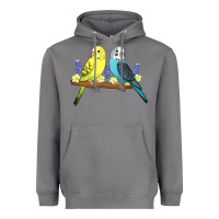 Storm cute budgies Heavyweight Hoodie - linhVisuals
