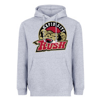 Heather Grey rapid city rush Heavyweight Hoodie - linhVisuals