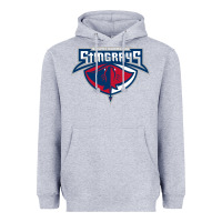 Heather Grey south carolina stingrays Heavyweight Hoodie - linhVisuals