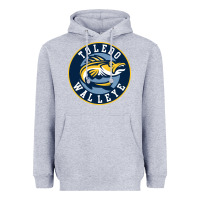 Heather Grey toledo walleye Heavyweight Hoodie - linhVisuals