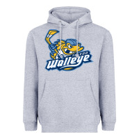 Heather Grey toledo walleye Heavyweight Hoodie - linhVisuals