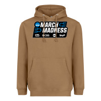 Toasted Coconut MARCH MADNESS Heavyweight Hoodie - linhVisuals