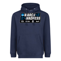 Navy MARCH MADNESS Heavyweight Hoodie - linhVisuals