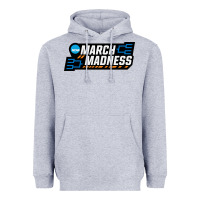 Heather Grey MARCH MADNESS Heavyweight Hoodie - linhVisuals
