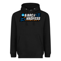 Black MARCH MADNESS Heavyweight Hoodie - linhVisuals
