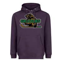 Plum utah grizzlies Heavyweight Hoodie - linhVisuals