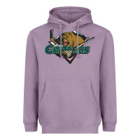 Lavender utah grizzlies Heavyweight Hoodie - linhVisuals