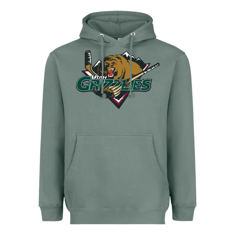 Utah Grizzlies Heavyweight Hoodie by linhVisuals | Teevron