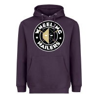 Plum wheeling nailers Heavyweight Hoodie - linhVisuals