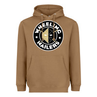 Toasted Coconut wheeling nailers Heavyweight Hoodie - linhVisuals