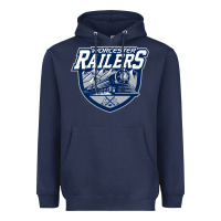 Navy worcester railers Heavyweight Hoodie - linhVisuals
