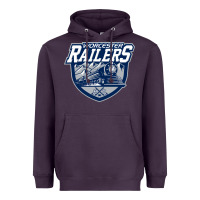 Plum worcester railers Heavyweight Hoodie - linhVisuals