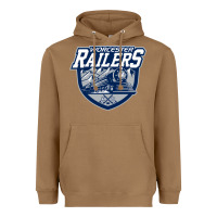 Toasted Coconut worcester railers Heavyweight Hoodie - linhVisuals