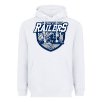 White worcester railers Heavyweight Hoodie - linhVisuals