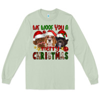 Matcha We Woof You A Merry Christmas Long Sleeve Tee - FaDigitalArtStudio