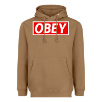 Toasted Coconut obey Heavyweight Hoodie - linhVisuals