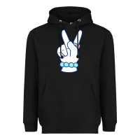 Black girl peace sign Heavyweight Hoodie - linhVisuals