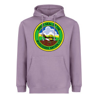 Lavender great seal of the muscogee nation Heavyweight Hoodie - linhVisuals