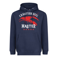 Navy 5 stars crawfish boil master big red lobster Heavyweight Hoodie - linhVisuals