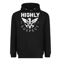 Black highly suspect 2022 Heavyweight Hoodie - linhVisuals