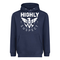 Navy highly suspect 2022 Heavyweight Hoodie - linhVisuals