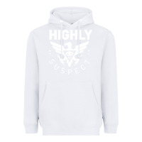 White highly suspect 2022 Heavyweight Hoodie - linhVisuals