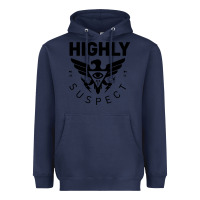 Navy highly suspect 2022 Heavyweight Hoodie - linhVisuals