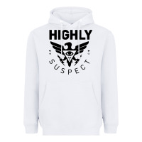 White highly suspect 2022 Heavyweight Hoodie - linhVisuals