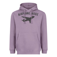 Lavender airplane mode funny traveling design with flying plane Heavyweight Hoodie - linhVisuals