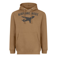 Airplane Mode Funny Traveling Design With Flying Plane Heavyweight Hoodie | Teevron