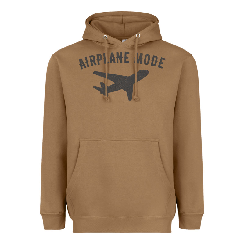 Airplane Mode Funny Traveling Design With Flying Plane Heavyweight Hoodie by linhVisuals | Teevron