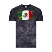Cloud Black Mexican Flag Cactus Sunflower Vintage Tee - Jasminsmagicworld