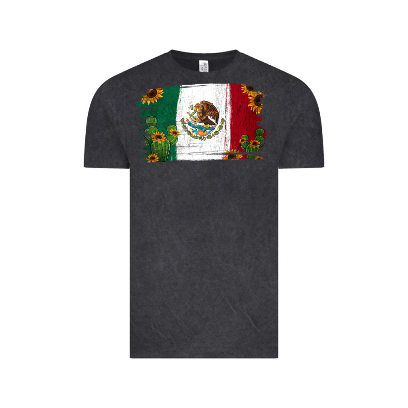 Mexican Flag Cactus Sunflower Vintage Tee by Jasminsmagicworld | Teevron