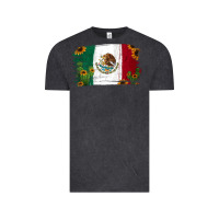 Vintage Black Mexican Flag Cactus Sunflower Vintage Tee - Jasminsmagicworld