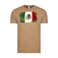 Vintage Coffee Mexican Flag Cactus Sunflower Vintage Tee - Jasminsmagicworld