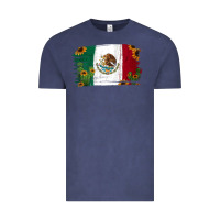 Vintage Denim Mexican Flag Cactus Sunflower Vintage Tee - Jasminsmagicworld