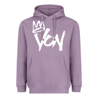 Lavender KING VON MERCH Heavyweight Hoodie - linhVisuals