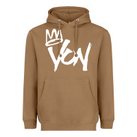 Toasted Coconut KING VON MERCH Heavyweight Hoodie - linhVisuals