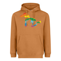 Meerkat all michigan great lakes rainbow colors Heavyweight Hoodie - linhVisuals