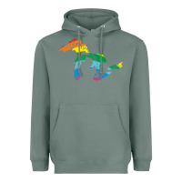 All Michigan Great Lakes Rainbow Colors Heavyweight Hoodie | Teevron